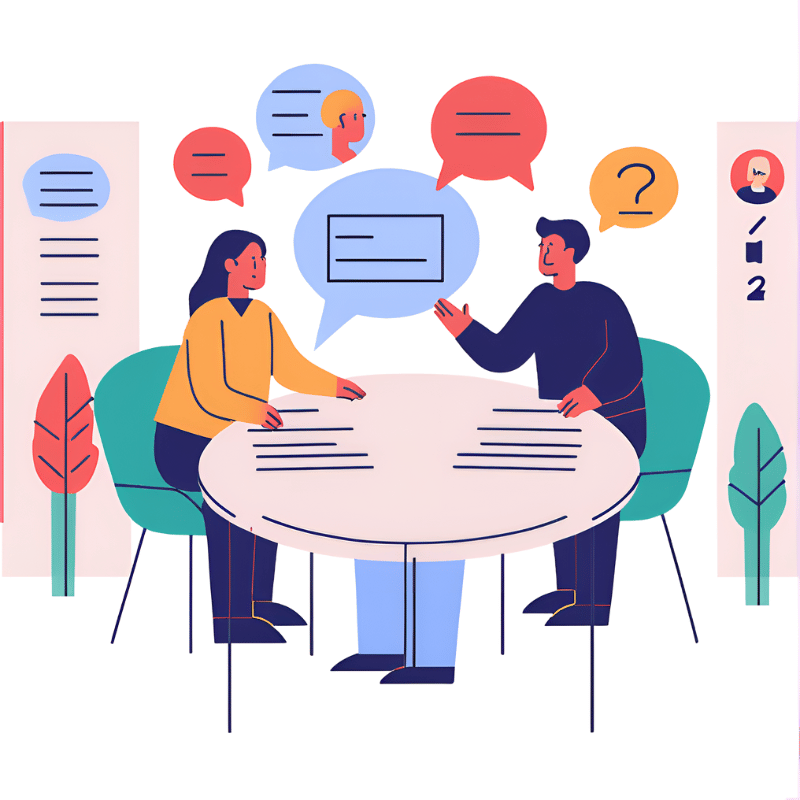 Illustration d'une supervision ABA en présentiel